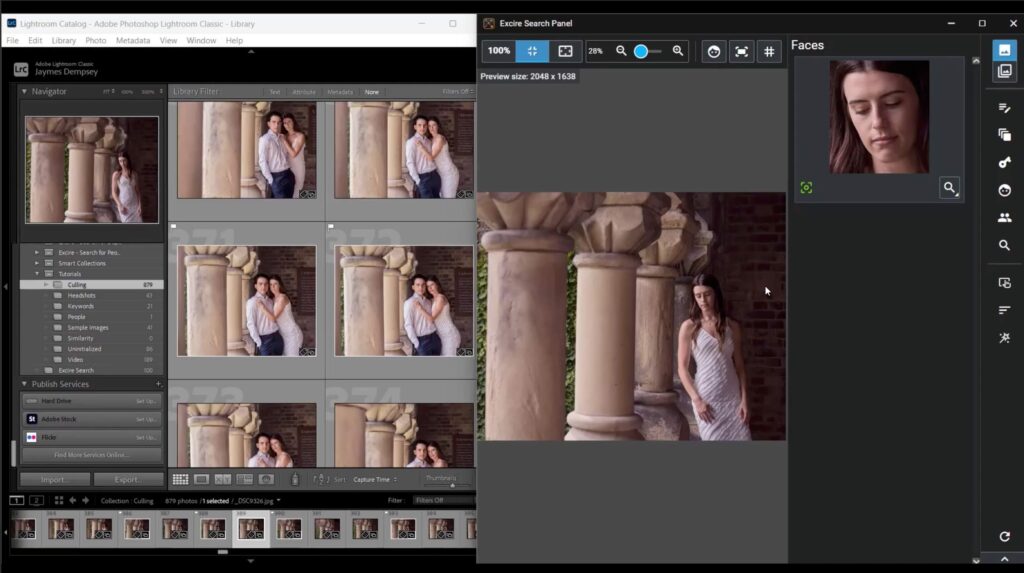 excire search free lightroom plugin