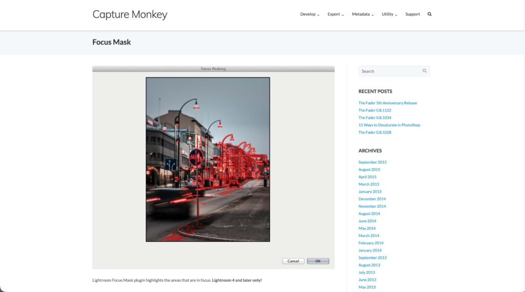 focus mask free lightroom plugin