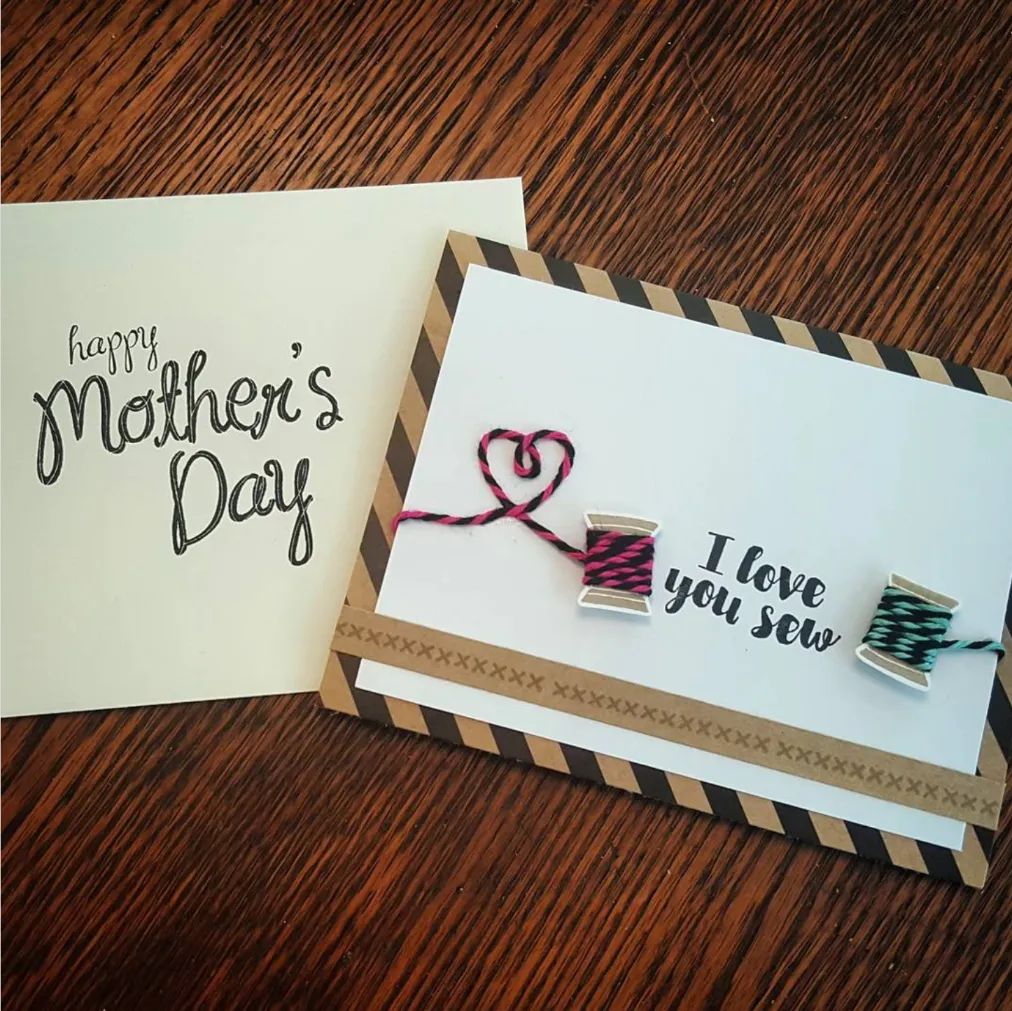 mothers day string art card