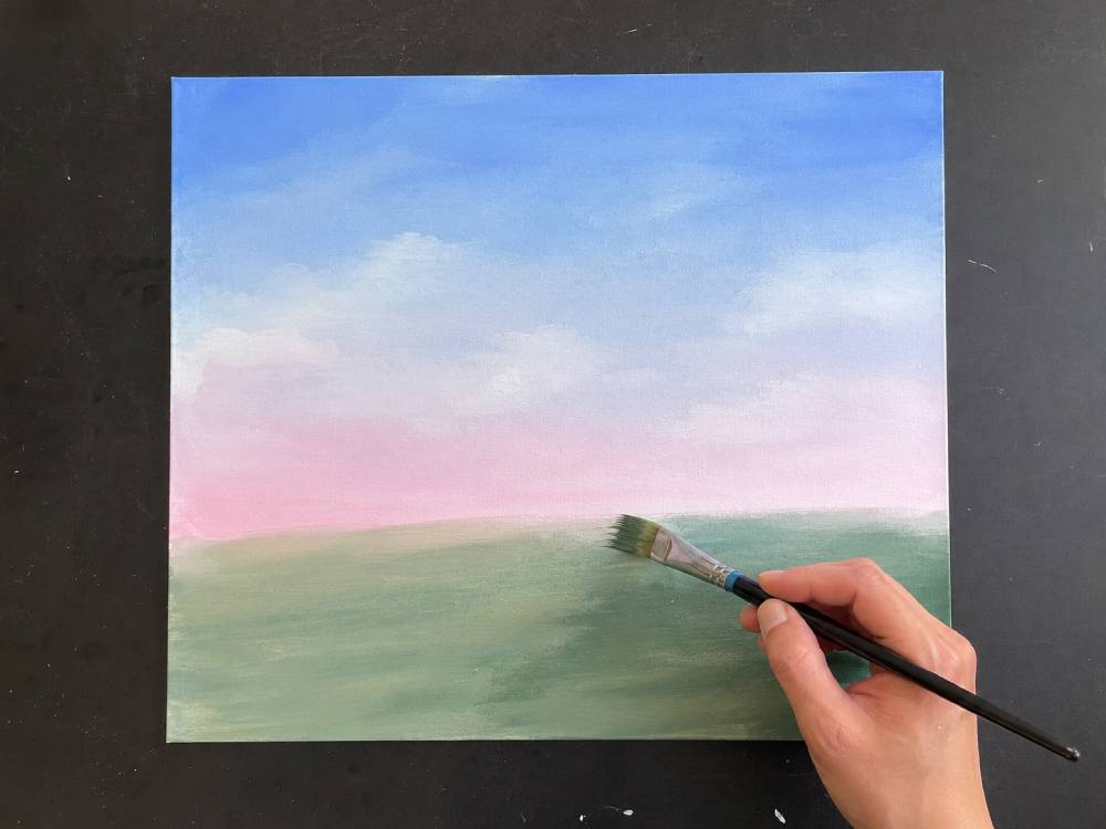 cherry blossom tree step 1