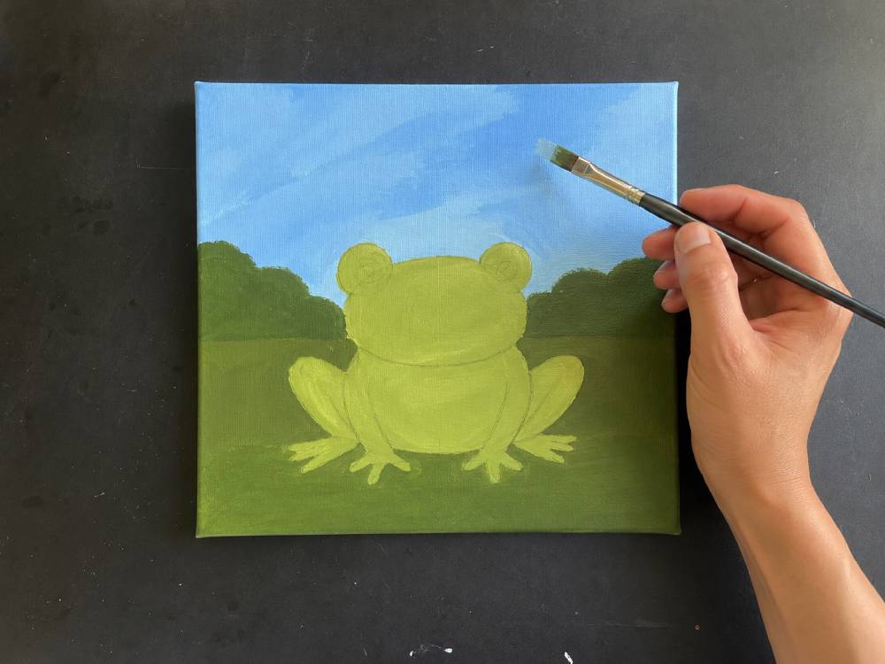 cute frog step 1