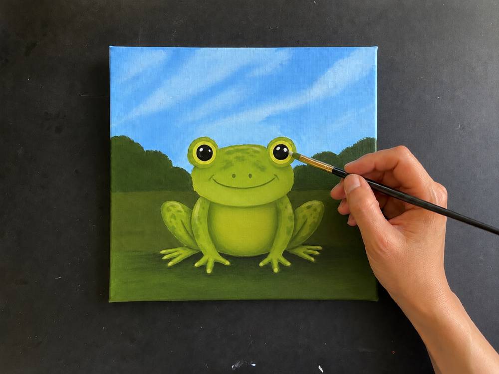 cute frog step 3