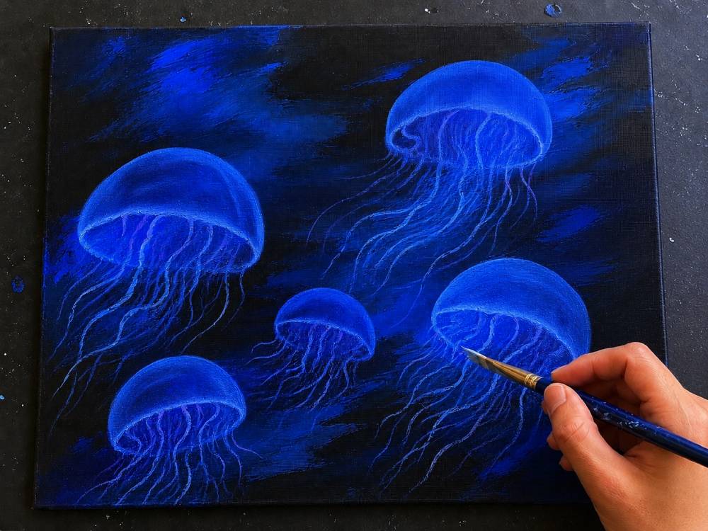 glowing jellyfish step 3