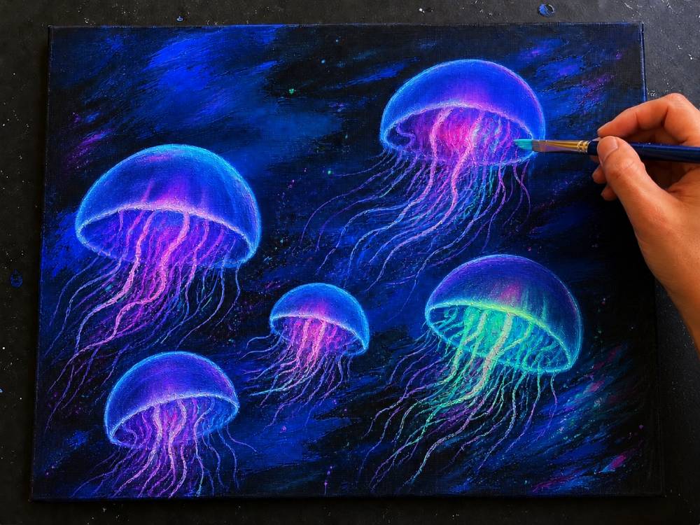 glowing jellyfish step 4