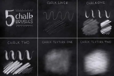 Procreate Chalk Lettering Brushes